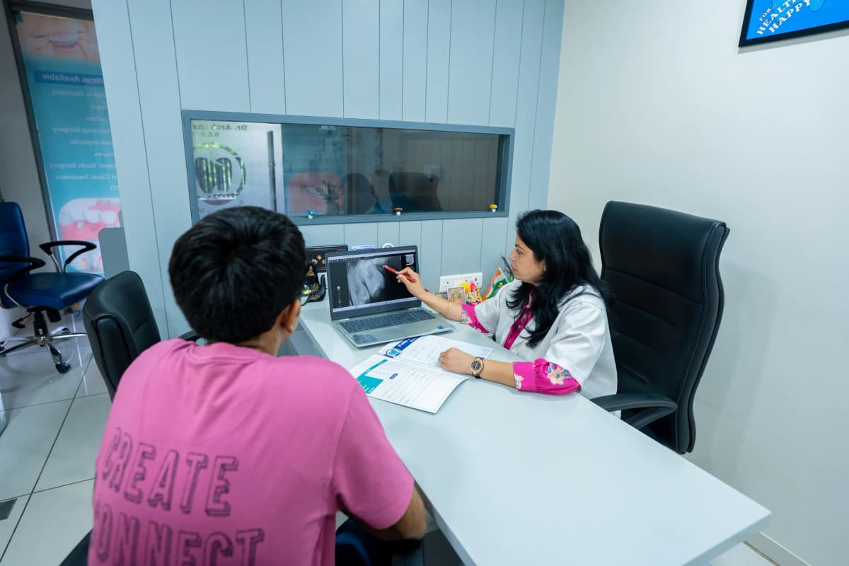 A patient consultation with Dr. Archana Mal