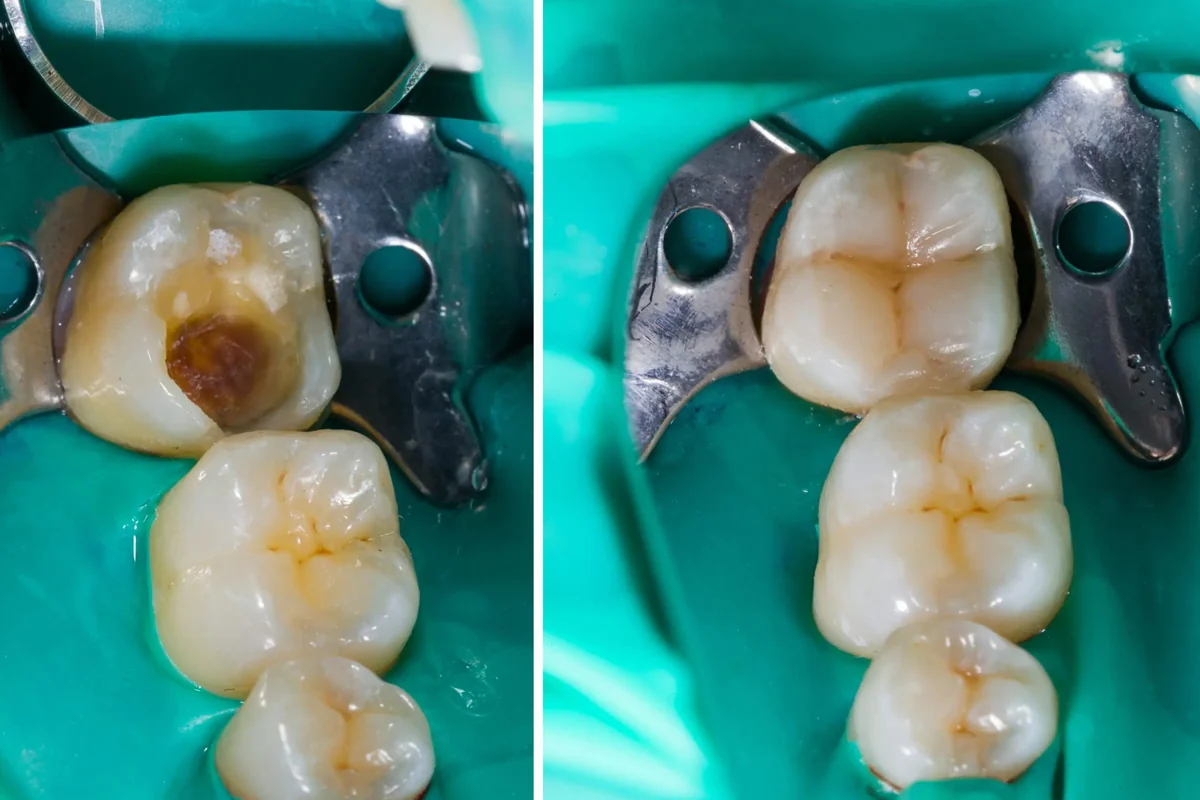 Tooth-coloured Fillings treatment photo 2